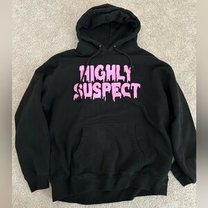 Highly suspect band hoodie